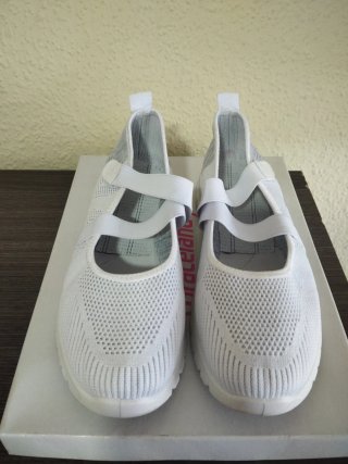 Bambas blancas velcro