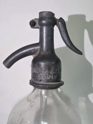 Sifón antiguo húngaro BUCHSER JOZSEF