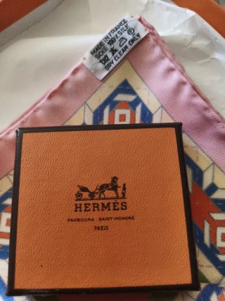 Sciarpa in seta multicolore Hermes