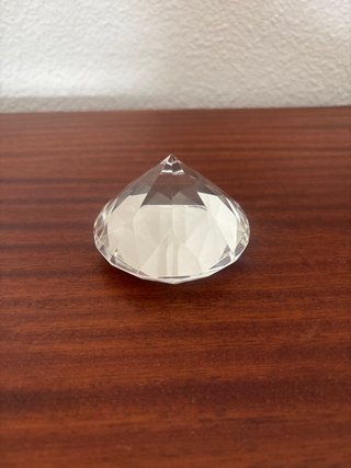 Pisapapeles diamante de cristal decorativo