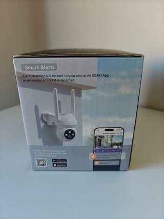 Cámara Seguridad Exterior WOLFANG 2K 3MP PTZ