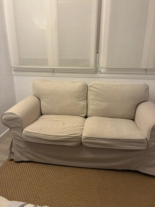 Sofá 2 plazas Ektorp Ikea Beige