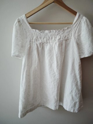Blusa blanca Mango