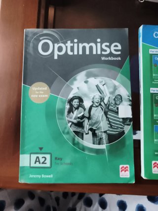 Libro inglés Optimise A2. Macmillan Workbook