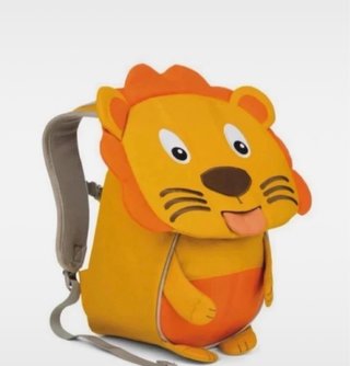 Mochila infantil Affenzahn león nueva.