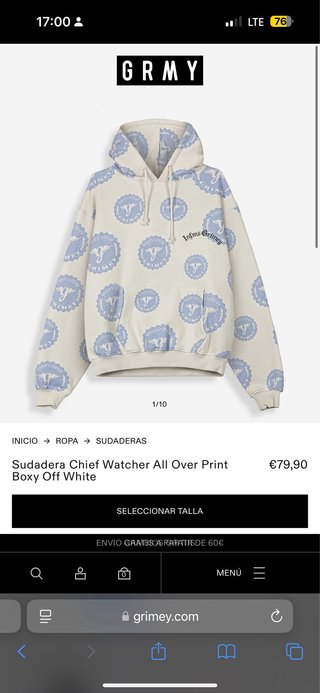 Sudadera GRIMEY con estampado