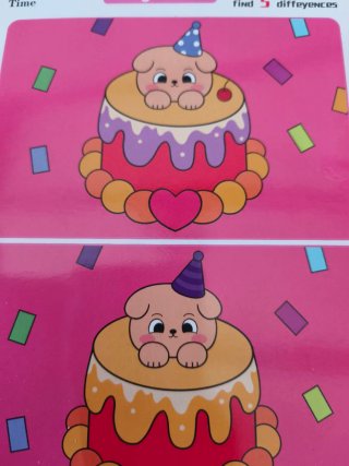 Fichas diferencias entretenimiento niños