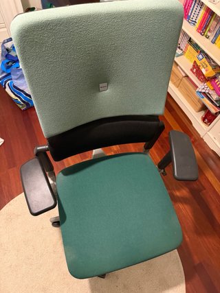 Silla de oficina Steelcase verde