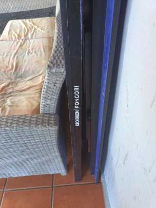 Mesa de ping pong plegable