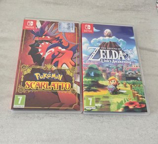 Pokemon Escarlata y Zelda Links Awakening switch