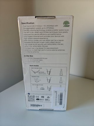 WAVLINK AX3000 Repeater/AP/Router
