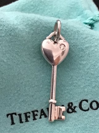 Colgante Llave Corazón Diamante Tiffany & Co.