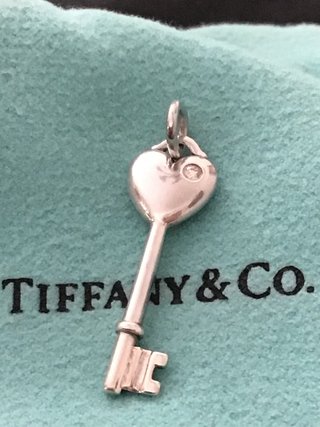 Colgante Llave Corazón Diamante Tiffany & Co.