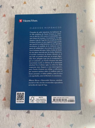 Libro Fuente Ovejuna Vicens Vives
