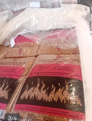 Sacos de Pellets de Madera 15kg