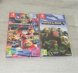 Mario Kart 8 Deluxe y Minecraft Nintendo Switch