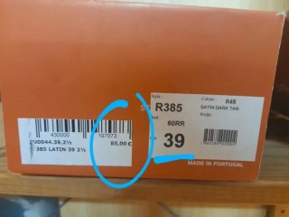 Zapatos de baile latino Rummos T.39