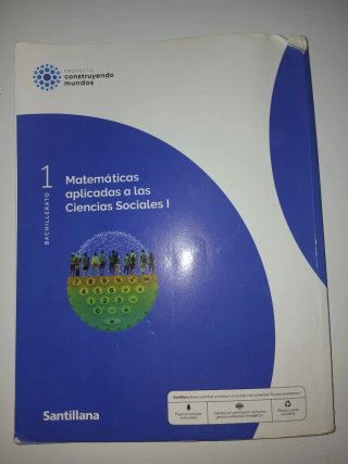 Matemáticas aplicadas a las Ciencias Sociales I