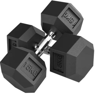 Mancuerna hexagonal 15kg