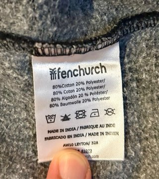 Sudadera Fenchurch con capucha talla L