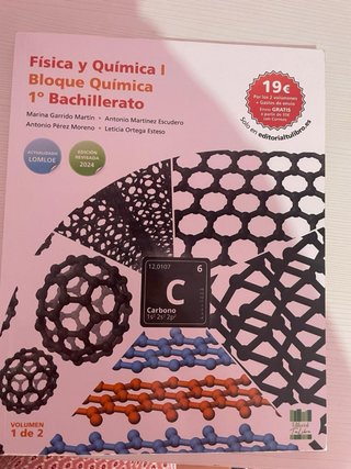 Física y Química I, 1o Bachillerato