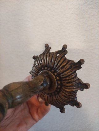 Pareja apliques sirena y tulipa traslúcida