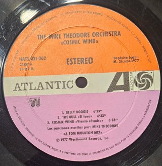 Vinilo Cosmic Wind - The Mike Theodore Orchestra