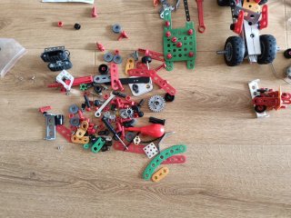 Juego de construcción Meccano con motor
