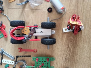 Juego de construcción Meccano con motor
