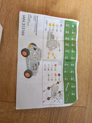 Juego de construcción Meccano con motor
