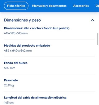 Horno Balay Profesional 548 Compacto