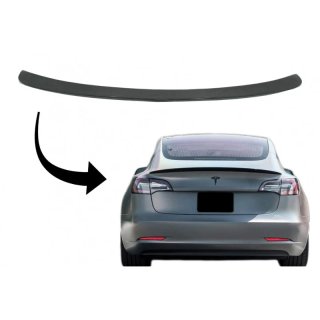 Alerón de maletero para Tesla Model 3 en Fibra de