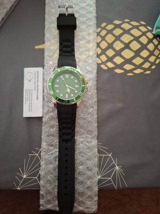 Reloj TPW estilo diver buceo verde