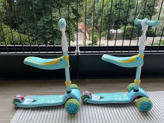 Patinete infantil 3 ruedas con asiento