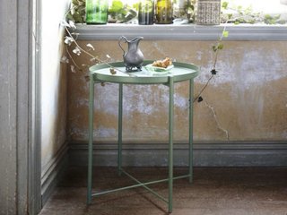 Mesa auxiliar GLADOM IKEA verde claro