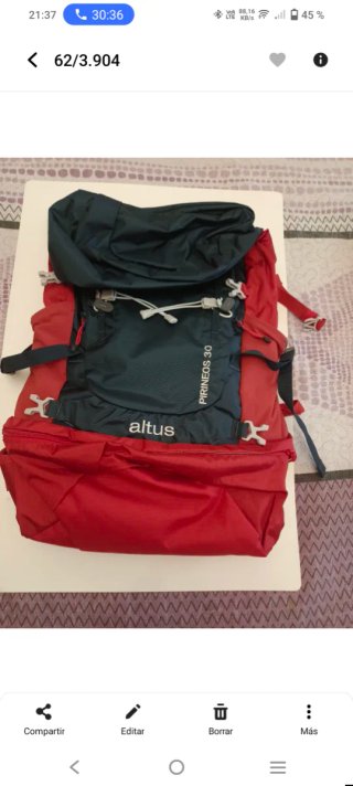 Mochila montaña Altus Pirineos 30