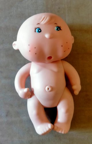 Coppia Bambole Ombelicotondo Originali