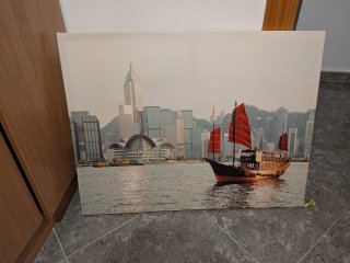 Cuadro Barco Velero Hong Kong