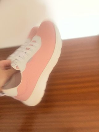 Zapatillas Dian rosas y blancas