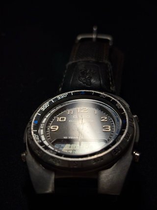 Reloj Casio Analógico Digital Plata Negro