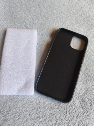 Funda iPhone Negra con Aro