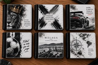 Carteras personalizadas hombre