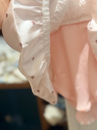 Body bebé rosa con tutu y corazones