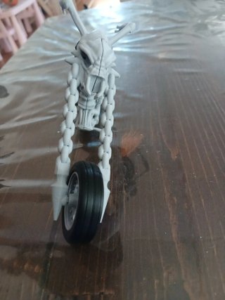 Motocicleta Estilo Ghost Rider