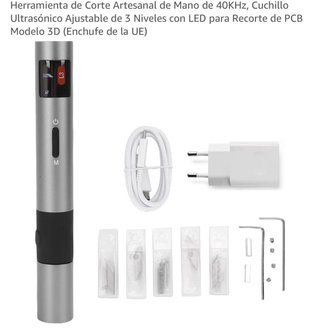 Herramienta Corte 40KHz Ultrasónica LED