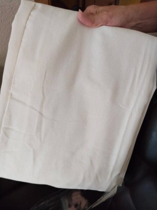 Funda Cubre Somier Loneta marfil