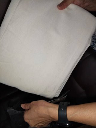 Funda Cubre Somier Loneta marfil