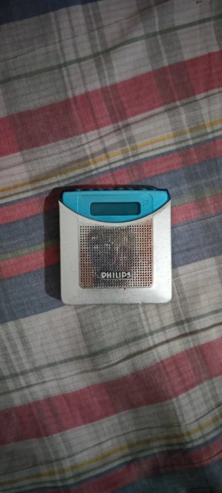 Radio Philips FM Digital Bolsillo Azul/Plata