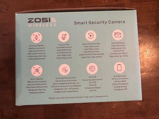Camara vigilancia WiFi exterior ZOSI C290 NUEVA