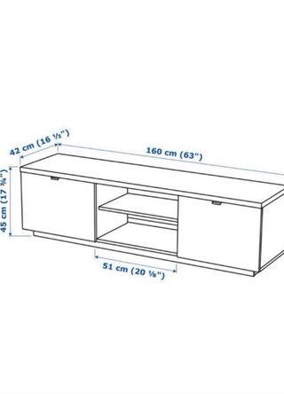 Mueble TV Blanco Ikea